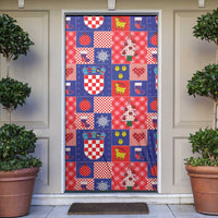 Croatia Christmas Patchwork Door Cover - Wonder Print Shop