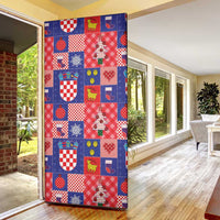 Croatia Christmas Patchwork Door Cover - Wonder Print Shop