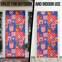 Croatia Christmas Patchwork Door Cover - Wonder Print Shop