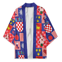 Croatia Christmas Patchwork Kimono - Wonder Print Shop