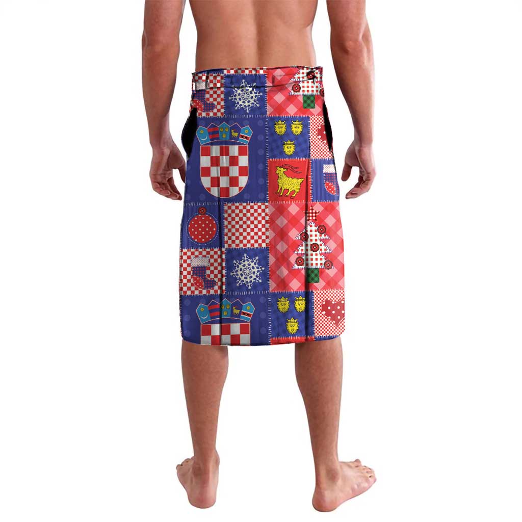 Croatia Christmas Patchwork Lavalava - Wonder Print Shop