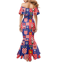 Croatia Christmas Patchwork Mermaid Dress - Wonder Print Shop