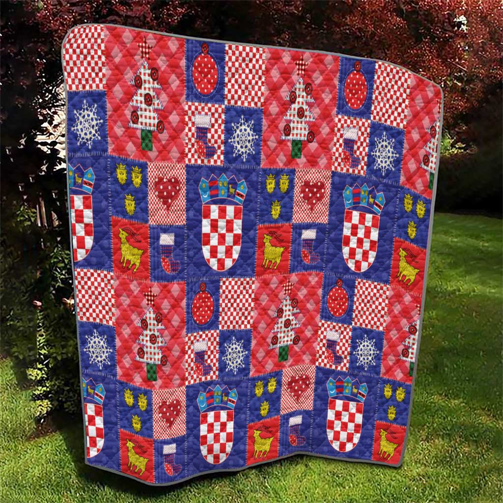 Croatia Christmas Patchwork Quilt - Wonder Print Shop