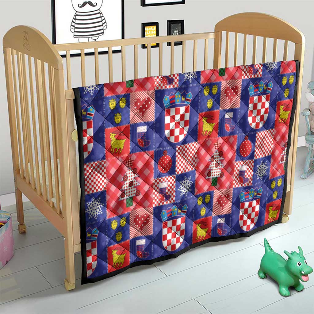 Croatia Christmas Patchwork Quilt - Wonder Print Shop