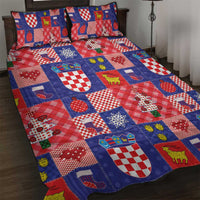 Croatia Christmas Patchwork Quilt Bed Set - Wonder Print Shop