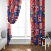 Croatia Christmas Patchwork Window Curtain - Wonder Print Shop