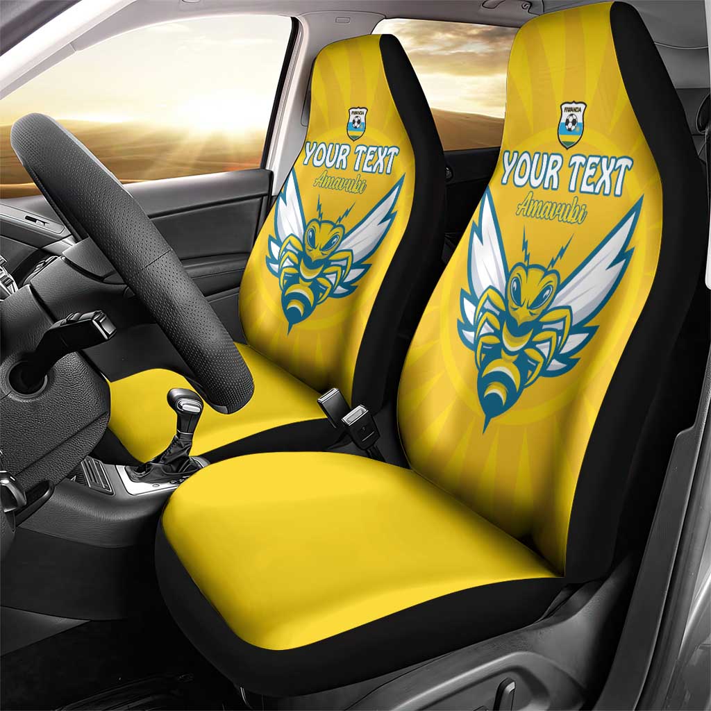 Custom Rwanda Football Car Seat Cover Go Amavubi