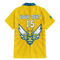 Custom Rwanda Football Family Matching Mermaid Dress and Hawaiian Shirt Go Amavubi - Wonder Print Shop