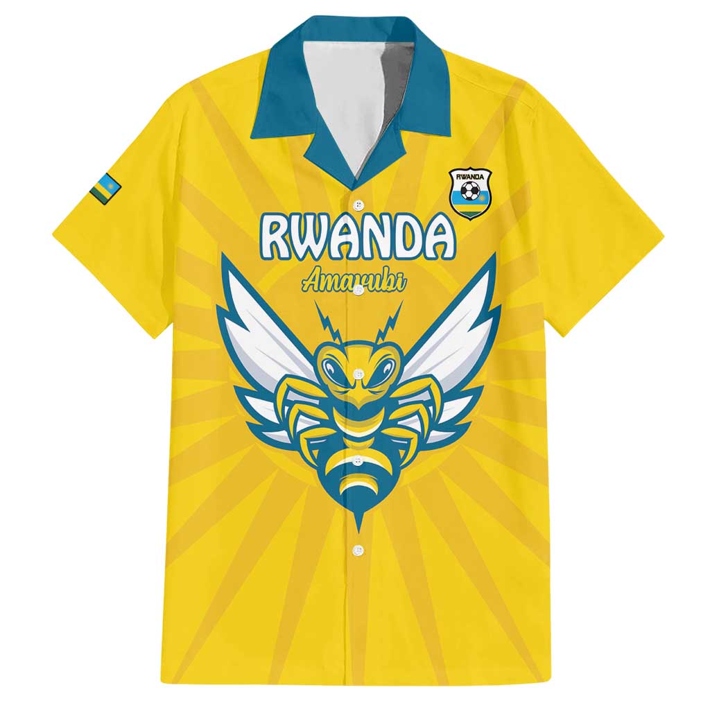 Custom Rwanda Football Hawaiian Shirt Go Amavubi - Wonder Print Shop