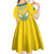 Custom Rwanda Football Kid Short Sleeve Dress Go Amavubi - Wonder Print Shop