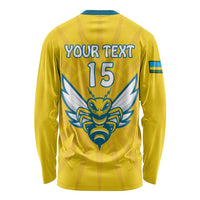 Custom Rwanda Football Long Sleeve Shirt Go Amavubi - Wonder Print Shop