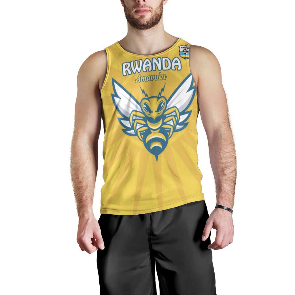 Custom Rwanda Football Men Tank Top Go Amavubi - Wonder Print Shop