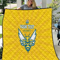 Custom Rwanda Football Quilt Go Amavubi - Wonder Print Shop