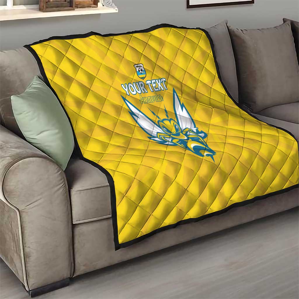 Custom Rwanda Football Quilt Go Amavubi - Wonder Print Shop