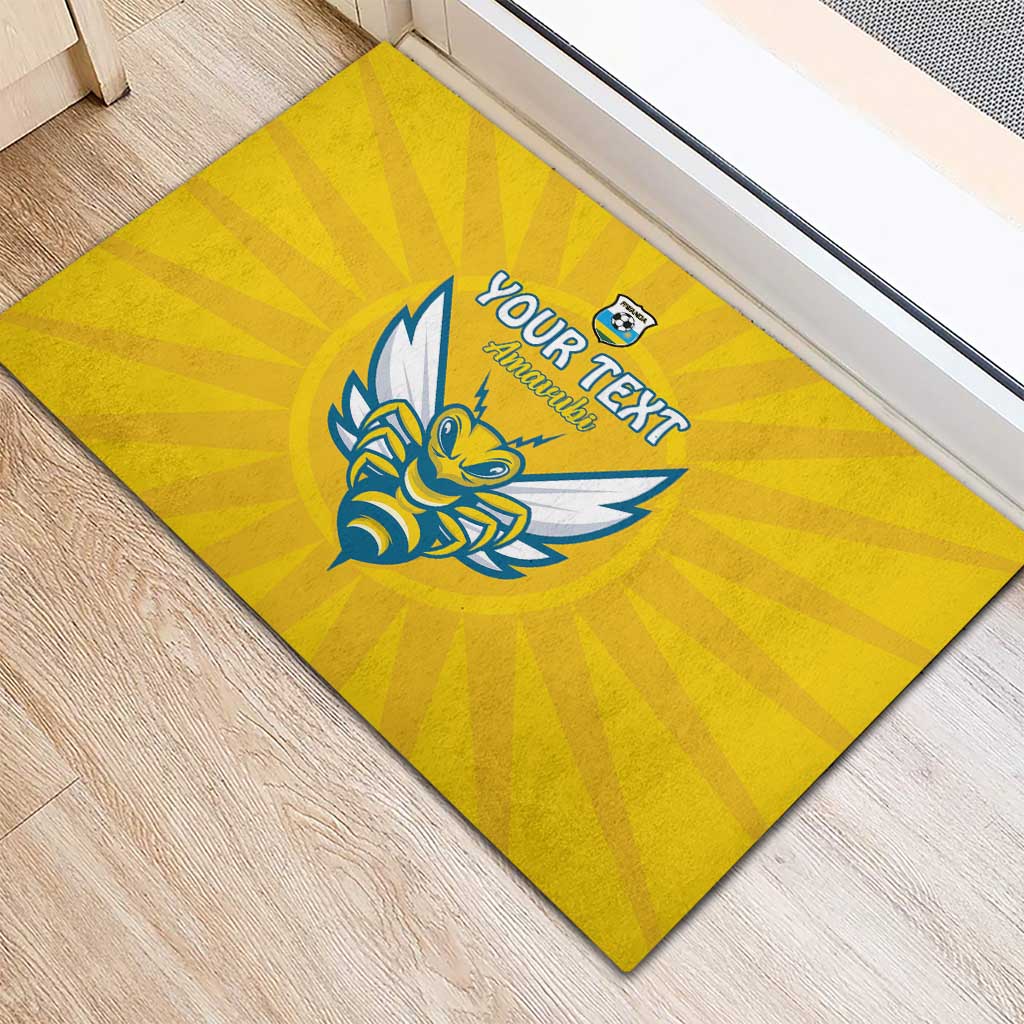 Custom Rwanda Football Rubber Doormat Go Amavubi - Wonder Print Shop