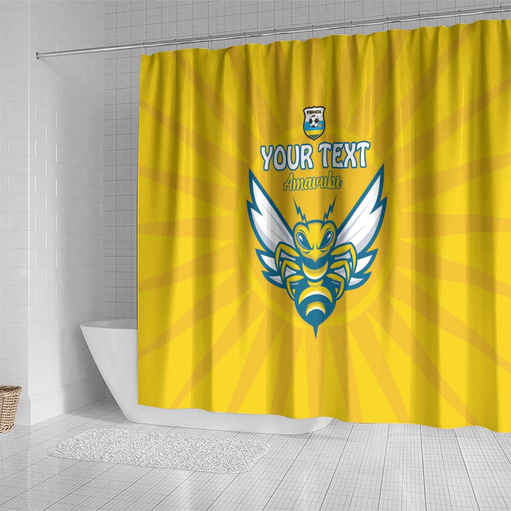 Custom Rwanda Football Shower Curtain Go Amavubi - Wonder Print Shop