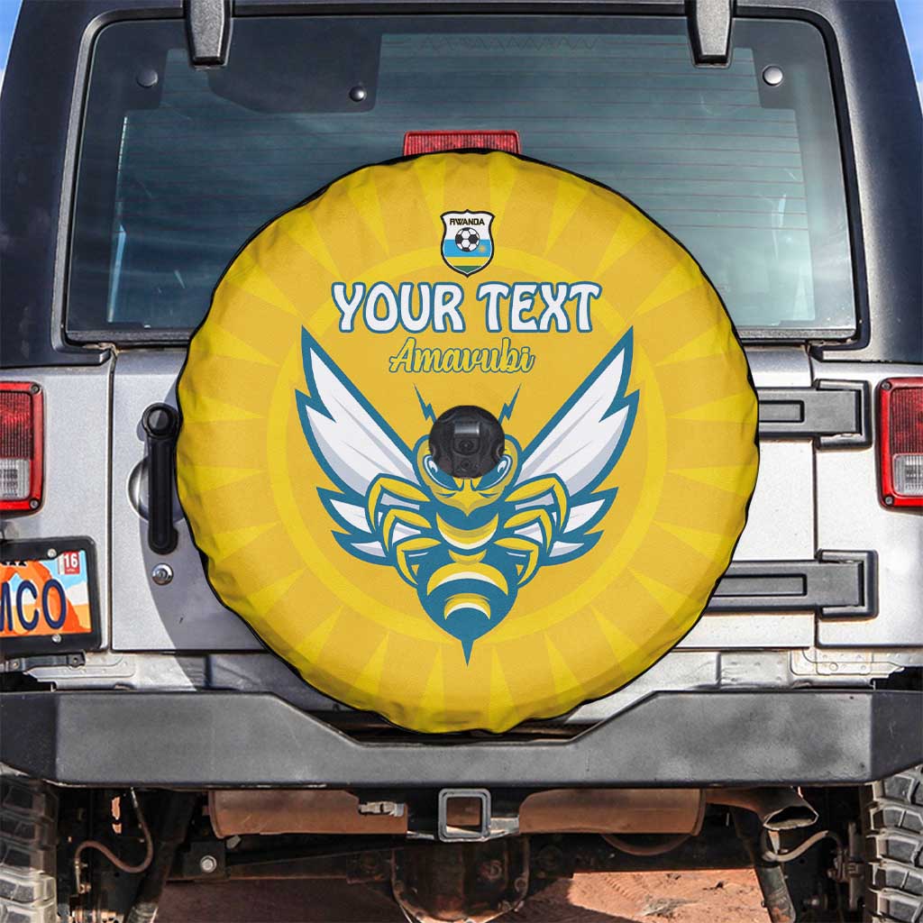 Custom Rwanda Football Spare Tire Cover Go Amavubi - Wonder Print Shop