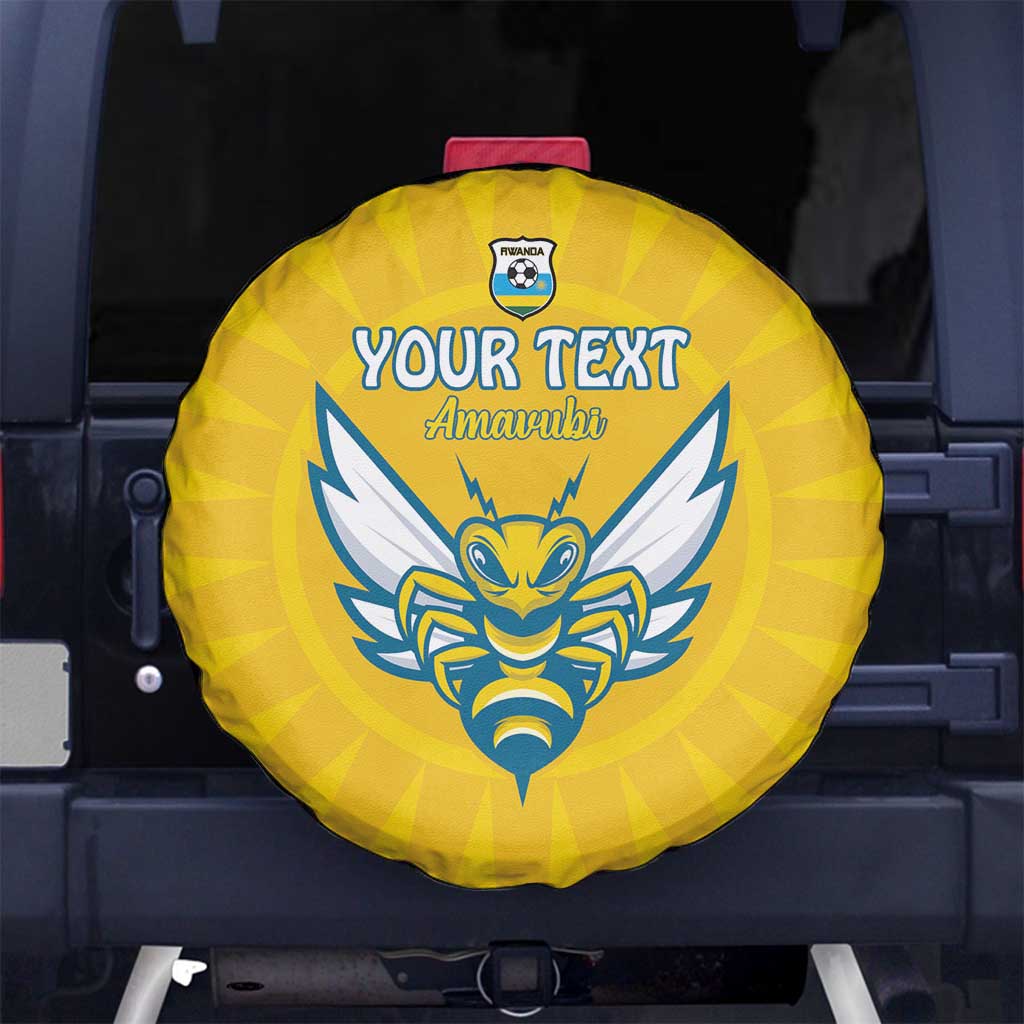 Custom Rwanda Football Spare Tire Cover Go Amavubi - Wonder Print Shop