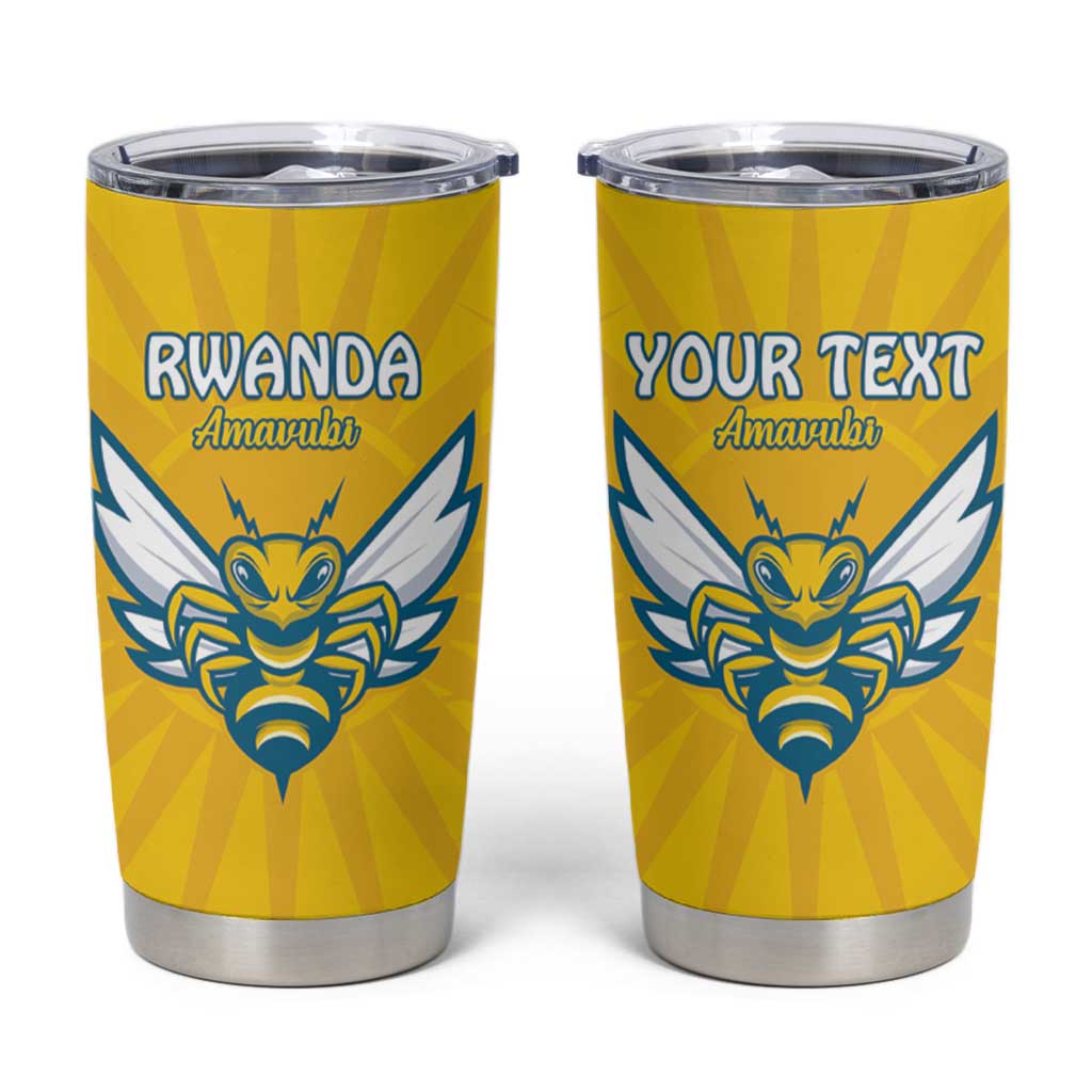 Custom Rwanda Football Tumbler Cup Go Amavubi - Wonder Print Shop