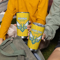 Custom Rwanda Football Tumbler Cup Go Amavubi - Wonder Print Shop