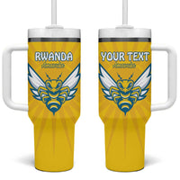 Custom Rwanda Football Tumbler With Handle Go Amavubi - Wonder Print Shop
