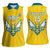Custom Rwanda Football Women Sleeveless Polo Shirt Go Amavubi - Wonder Print Shop
