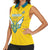 Custom Rwanda Football Women Sleeveless Polo Shirt Go Amavubi - Wonder Print Shop
