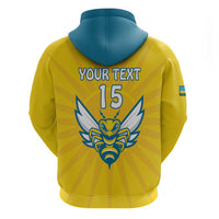 Custom Rwanda Football Zip Hoodie Go Amavubi - Wonder Print Shop