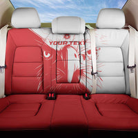 Custom Tunisia Football Back Car Seat Cover Go Eagles of Carthage