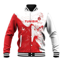 Custom Tunisia Football Baseball Jacket Go Eagles of Carthage