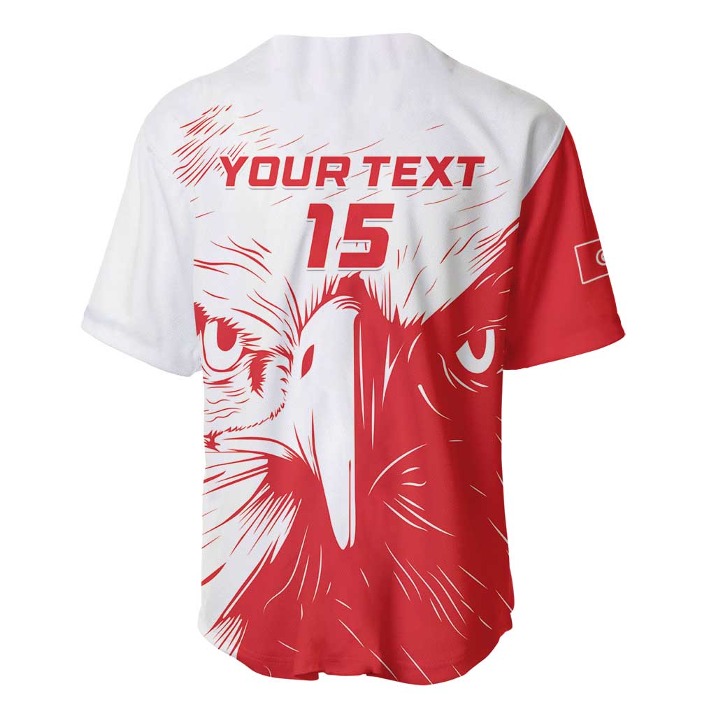 Custom Tunisia Football Baseball Jersey Go Eagles of Carthage