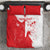 Custom Tunisia Football Bedding Set Go Eagles of Carthage