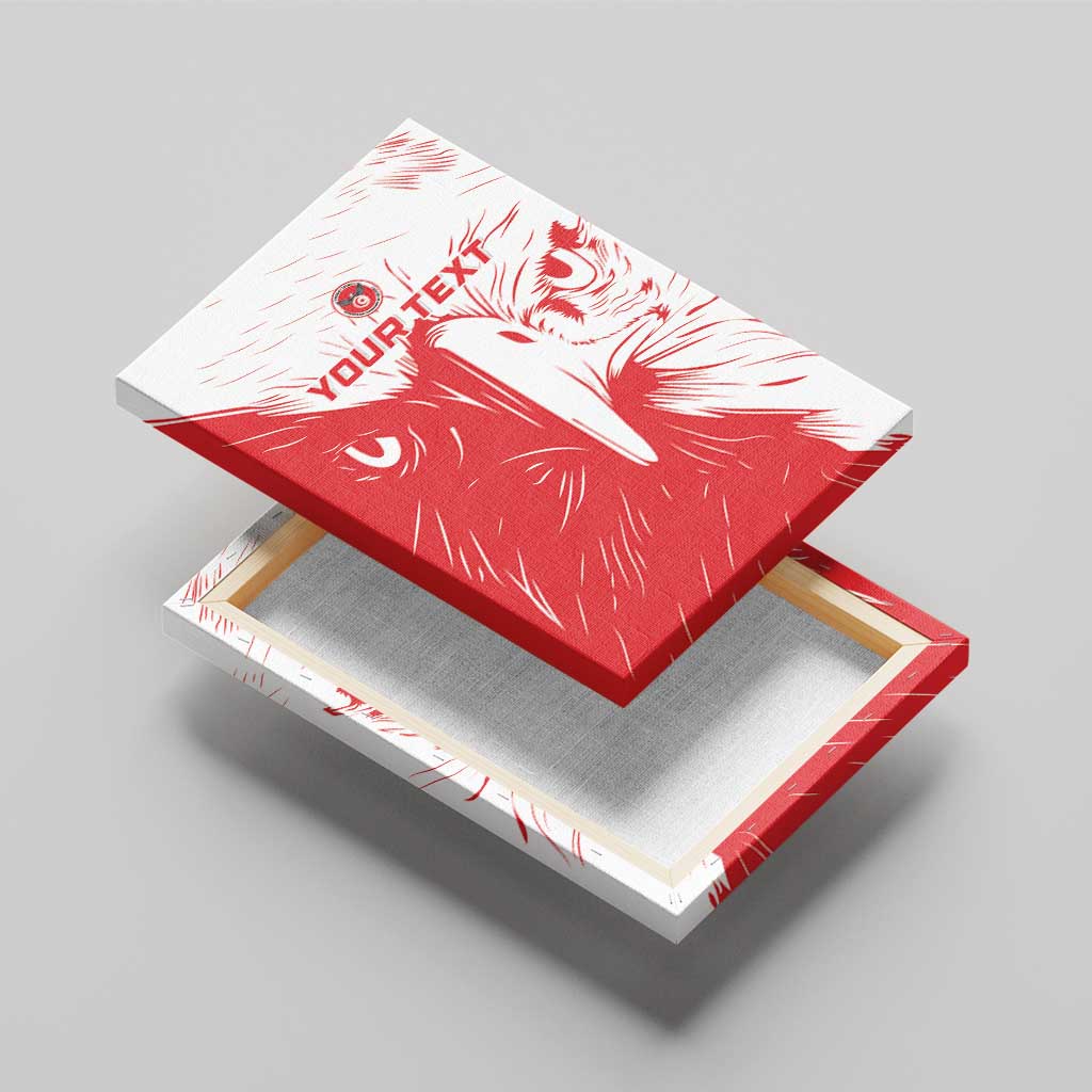 Custom Tunisia Football Canvas Wall Art Go Eagles of Carthage