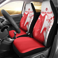 Custom Tunisia Football Car Seat Cover Go Eagles of Carthage