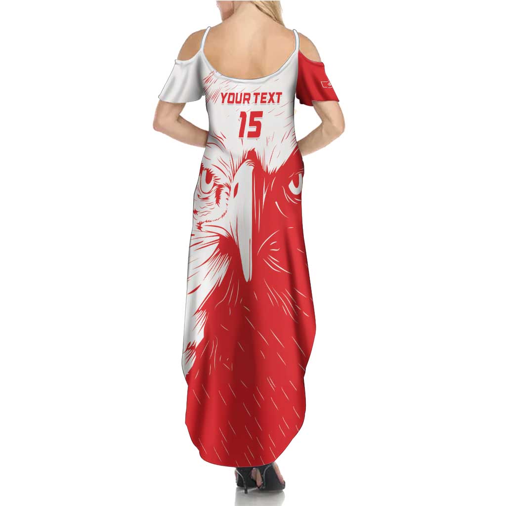Custom Tunisia Football Family Matching Summer Maxi Dress and Hawaiian Shirt Go Eagles of Carthage - Wonder Print Shop