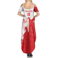 Custom Tunisia Football Family Matching Summer Maxi Dress and Hawaiian Shirt Go Eagles of Carthage - Wonder Print Shop