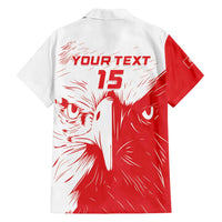 Custom Tunisia Football Family Matching Tank Maxi Dress and Hawaiian Shirt Go Eagles of Carthage - Wonder Print Shop