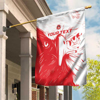 Custom Tunisia Football Garden Flag Go Eagles of Carthage - Wonder Print Shop