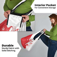 Custom Tunisia Football Grocery Bag Go Eagles of Carthage