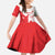 Custom Tunisia Football Kid Short Sleeve Dress Go Eagles of Carthage - Wonder Print Shop