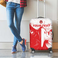 Custom Tunisia Football Luggage Cover Go Eagles of Carthage - Wonder Print Shop