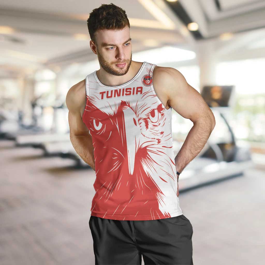 Custom Tunisia Football Men Tank Top Go Eagles of Carthage - Wonder Print Shop