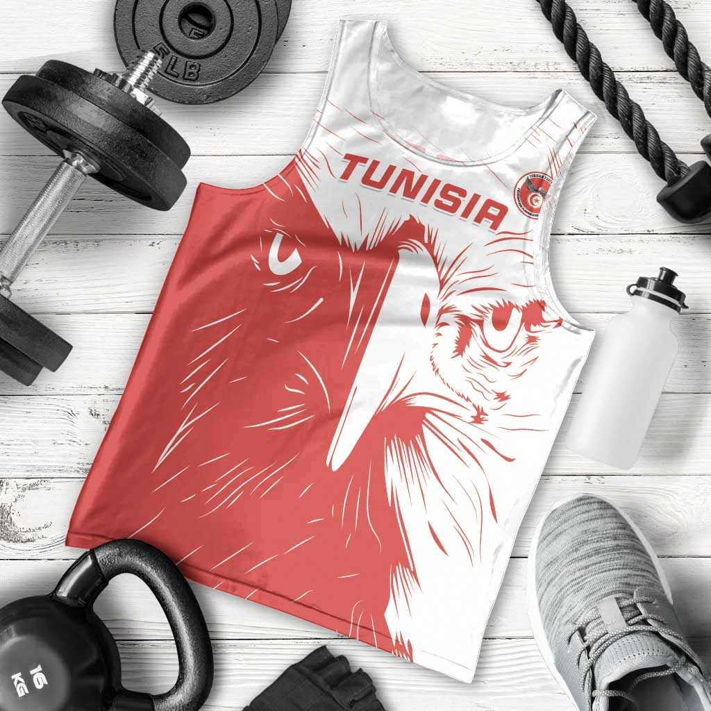 Custom Tunisia Football Men Tank Top Go Eagles of Carthage - Wonder Print Shop