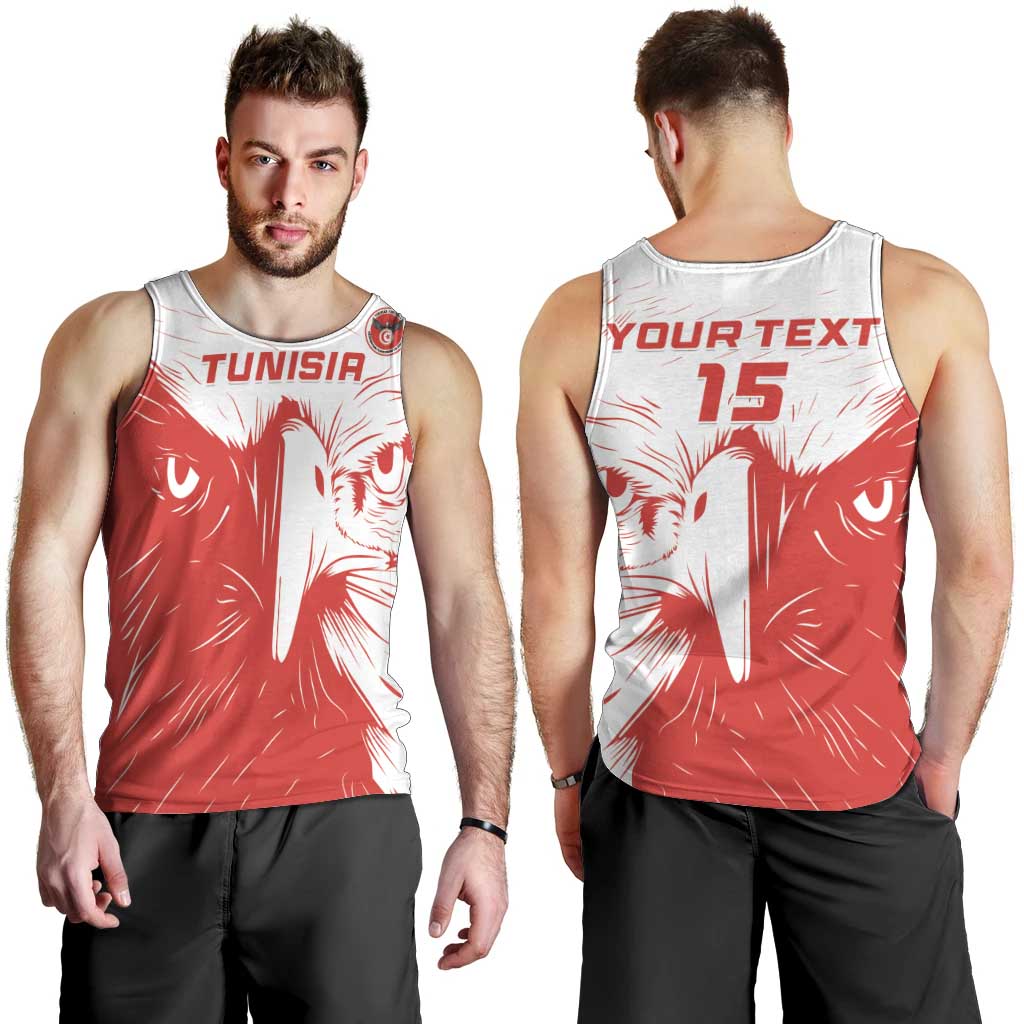 Custom Tunisia Football Men Tank Top Go Eagles of Carthage - Wonder Print Shop