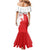 Custom Tunisia Football Mermaid Dress Go Eagles of Carthage - Wonder Print Shop