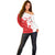 Custom Tunisia Football Off Shoulder Sweater Go Eagles of Carthage - Wonder Print Shop