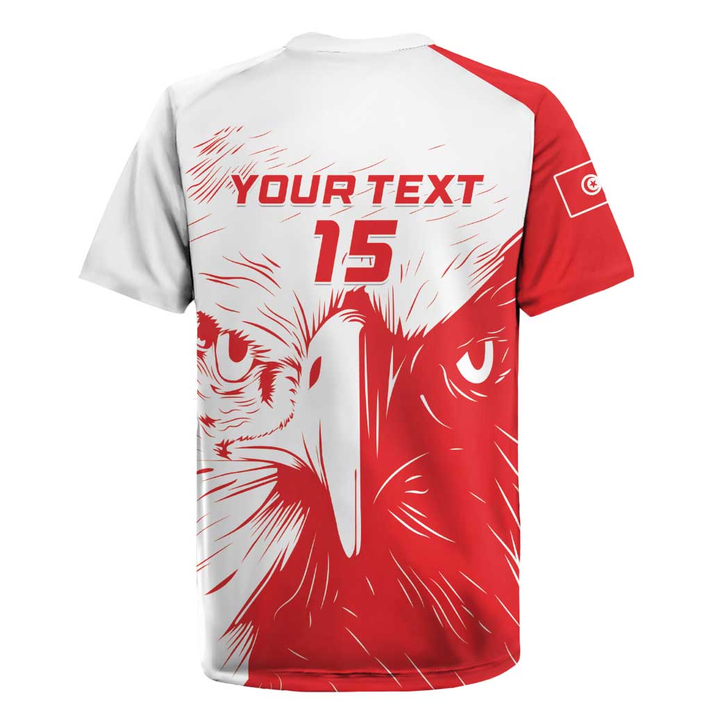 Custom Tunisia Football Rugby Jersey Go Eagles of Carthage - Wonder Print Shop