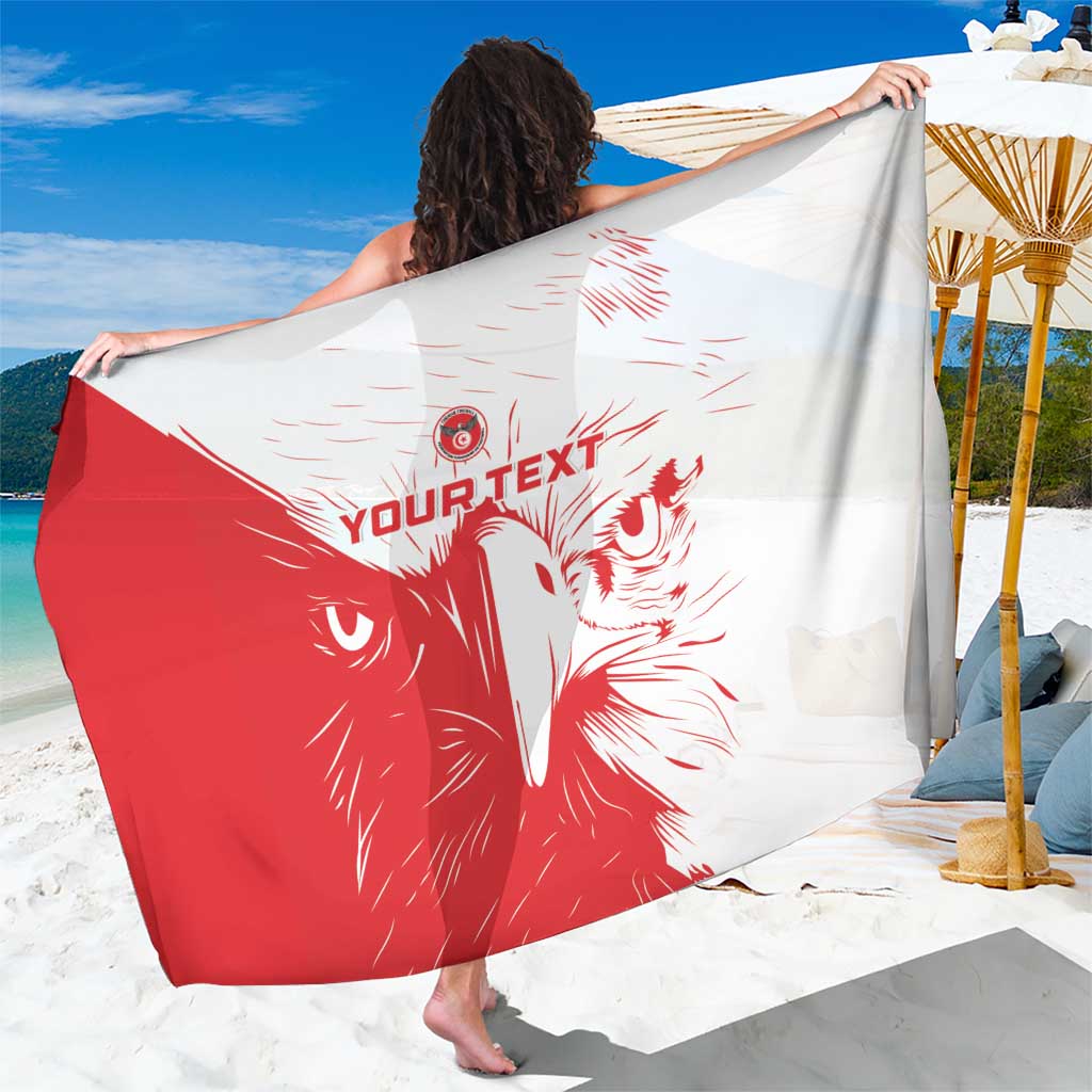 Custom Tunisia Football Sarong Go Eagles of Carthage - Wonder Print Shop