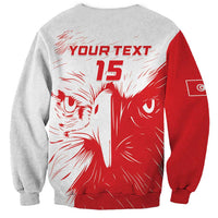 Custom Tunisia Football Sweatshirt Go Eagles of Carthage - Wonder Print Shop