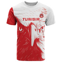 Custom Tunisia Football T Shirt Go Eagles of Carthage - Wonder Print Shop
